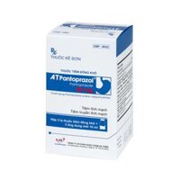 Thuốc AT.Pantoprazol 40mg An Thiên (Pantoprazol) – Hỗ trợ điều trị loét dạ dày, tá tràng (Hộp 3 lọ + 3 ống dung môi 10 ml)
