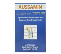 Thuốc Aussamin 500Mg điều trị thoái hóa khớp,tái tạo sụn khớp (5 vỉ x 12 viên)