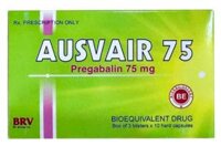 Thuốc Ausvair 75 (Pregabalin) BV điều trị viêm, đau do dây thần kinh ngoại vi (3 vỉ x 10 viên)