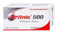 Thuốc Azitnic 500 USA – NIC (Azithromycin) Pharma điều trị nhiễm khuẩn (6 viên)