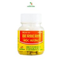 Thuốc Berberin Mộc Hương Hadiphar điều trị lỵ trực khuẩn, hội chứng lỵ (100 viên)