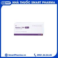 Thuốc Betaloc Zok 50mg  điều trị tăng huyết áp (2 vỉ x 14 viên)