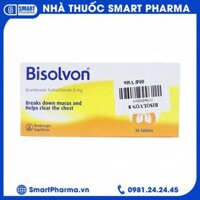 Thuốc Bisolvon 8mg Boehringer làm loãng đờm, tiêu chất nhầy