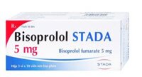 Thuốc Bisoprolol Stada 5mg điều trị tăng huyết áp, đau thắt ngực mạn tính ổn định (3 vỉ x 10 viên)