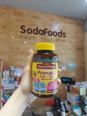 Thuốc bổ bà bầu Nature Made Prenatal Multi + DHA - 90 viên