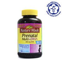 Thuốc Bổ Bà Bầu Nature Made Prenatal Multi DHA 200mg 150 Viên