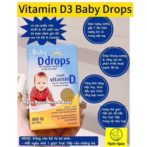 Thuốc Bổ Baby Drops Vitamin D3 -  90 giọt