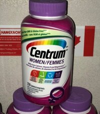 Thuốc Bổ Centrum Women-Femmes – Viên Uống Đa Sinh Tốt Dành Cho Nữ - 250 Viên Sx Canada