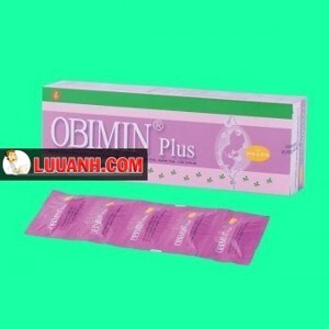 Thuốc bổ cho bà bầu Obimin plus