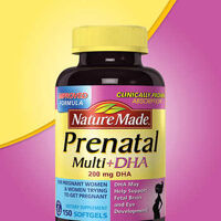 Thuốc Bổ Cho Người Mang Thai Nature Made Prenatal Multi + DHA 150 viên.