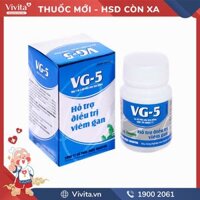 Thuốc bổ gan, trị viêm gan VG-5 | Hộp 40 viên
