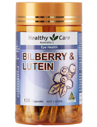 Thuốc bổ mắt Bilberry & Lutein Healthy Care Úc 120 viên