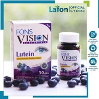Thuốc bổ mắt Fons Vision chăm sóc sức khỏe mắt cung cấp vitamin và dưỡng chất cho mắt sáng khỏe hết khô nhức mỏi cận