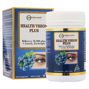 Thuốc Bổ Mắt Golden Health Health Vision Plus Bilberry 10000mg hộp 100 viên