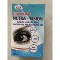 Thuốc bổ mắt Nutra Vision Hỗ trợ và tăng cường thị lực cho mắt ( Hàng Chính Hãng)