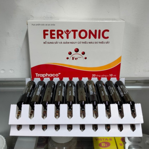 Thuốc bổ máu Traphaco Feritonic hộp 20 ống