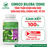 Thuốc Bổ Não Ginkgo Biloba 120mg Của Mỹ – Trị Đau Đầu, Chóng Mặt, Hoa Mắt, Mất Ngủ