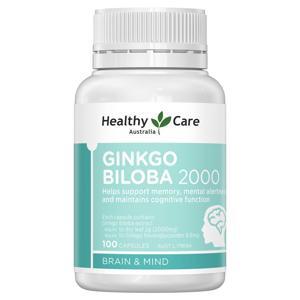 Thuốc bổ não Healthy Care Ginkgo Biloba hàm lượng 2000mg