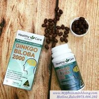 THUỐC BỔ NÃO HEALTHY CARE GINKGO BILOBA 2000MG