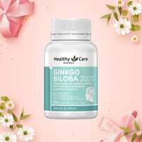 Thuốc Bổ Não Healthy Care Ginkgo Biloba 2000mg 100 viên của Úc
