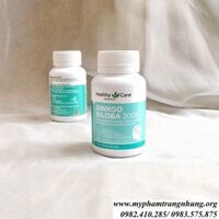 THUỐC BỔ NÃO HEALTHY CARE GINKGO BILOBA 2000MG ÚC