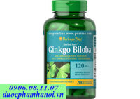 Thuốc bổ não Puritan’s pride Ginkgo Biloba 120mg