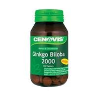 Thuốc bổ não tăng cường trí nhớ Cenovis Ginkgo Biloba 2000 100 viên