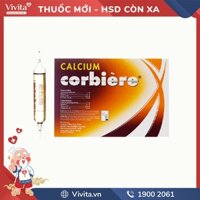 Thuốc bổ sung canxi Calcium Corbière 10ml | Hộp 30 ống