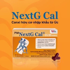 Thuốc bổ sung canxi NextG Cal 60v