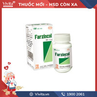 Thuốc bổ sung kẽm Farzincol 10mg | Lọ 100 viên
