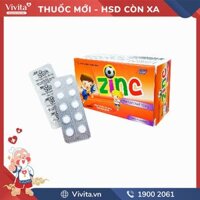 Thuốc bổ sung kẽm ZinC DHG | Hộp 100 viên