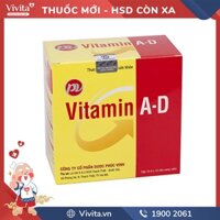 Thuốc bổ sung VITAMIN A-D Phúc Vinh | Hộp 100 viên