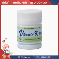 Thuốc bổ sung Vitamin B1 50mg Mekophar | Chai 100 viên