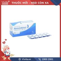 Thuốc bổ sung vitamin B1, B6, B12 Neurobion | Hộp 50 viên