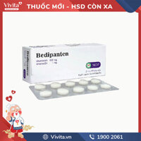 Thuốc bổ sung vitamin B5 Bedipanten | Hộp 20 viên