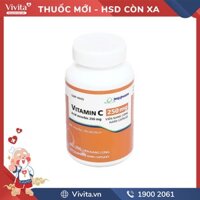 Thuốc bổ sung vitamin C cho cơ thể Vitamin C Imexpharm 250mg | Chai 200 viên