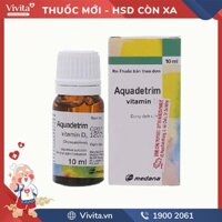 Thuốc bổ sung vitamin D Aquadetrim Vitamin D3 | Chai 10ml