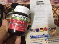 Thuốc bổ sung Vitamin E tự nhiên Blackmores Natural Vitamin E 250IU 50 Viên - Blackmores Vitamin E 250IU