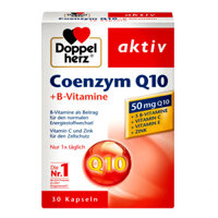 Thuốc Bổ Tim Mạch Doppelherz Coenzym Q10 + B Vitamin Queisser Pharma Đức 30 Viên