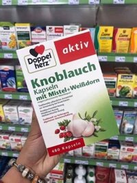 THUỐC BỔ TIM MẠCH, PHÒNG NGỪA XƠ CỨNG ĐỘNG MẠCH, PHÒNG CHỐNG TAI BIẾN, ĐỘT QUỴ KNOBLAUCH CỦA HÃNG DƯỢC LỚN DOPPELHERZ
