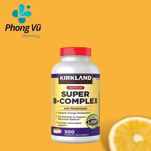 Thuốc bổ Vitamin tổng hợp Kirkland Signature One Per Day Super B-Complex with Electrolytes - 500 viên