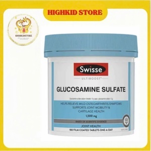 Thuốc bổ xương khớp Swisse Ultiboost Glucosamine Sulfate 1500mg 180 viên