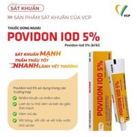Thuốc bôi Povidon Iod 5% VCP sát khuẩn ngoài da