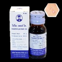 Thuốc bôi trị mụn cóc, sùi mào gà Podophyllin Paint 25% Thái Lan