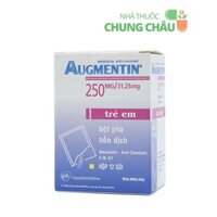 Thuốc Bột Augmentin 250mg/31.25mg: Điều trị nhiễm khuẩn đường hô hấp, da và mô mềm