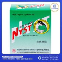 Thuốc bột rơ miệng Nyst trị bệnh Candida miệng (10 gói x 1g)