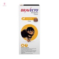 Thuốc Bravecto trị ghẻ, viêm da, ve rận (chó từ 2-4.5 kg)