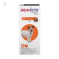 Thuốc Bravecto trị ghẻ, viêm da, ve rận (chó từ 4.5-10 kg)