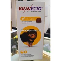 THUỐC BRAVECTO - TRỊ GHẺ DEMODEX, TRỊ VE