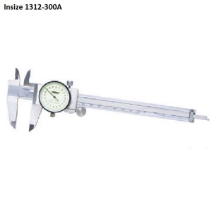 Thước cặp cơ khí đồng hồ Insize 1312-300A